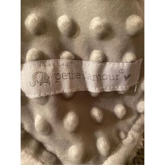 Petite L’Amour Gray Elephant Lovey Blankie - Picture 3 of 5